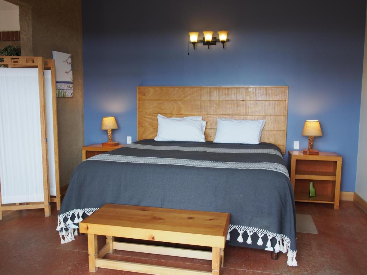 Estudio con cama extragrande y sofá cama