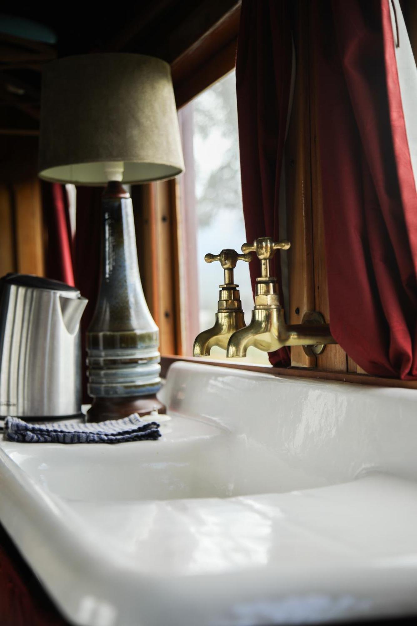 Fiordland Train Carriage with Garden View