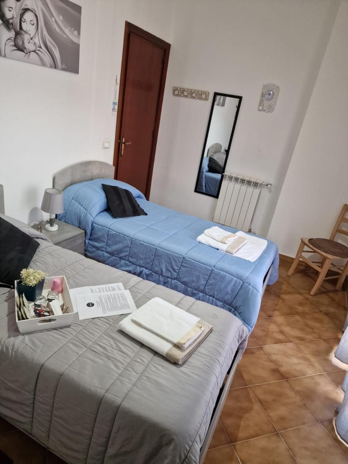 Camera Doppia con Letti Singoli con Terrazza