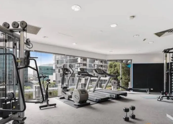 Docklands Cosy 1-Bedroom Apartment With Wifi, Gym, Pool & Garden Terrace. Melbourne
