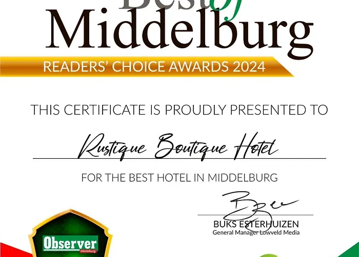 Rustique Boutique Hotel Middelburg 